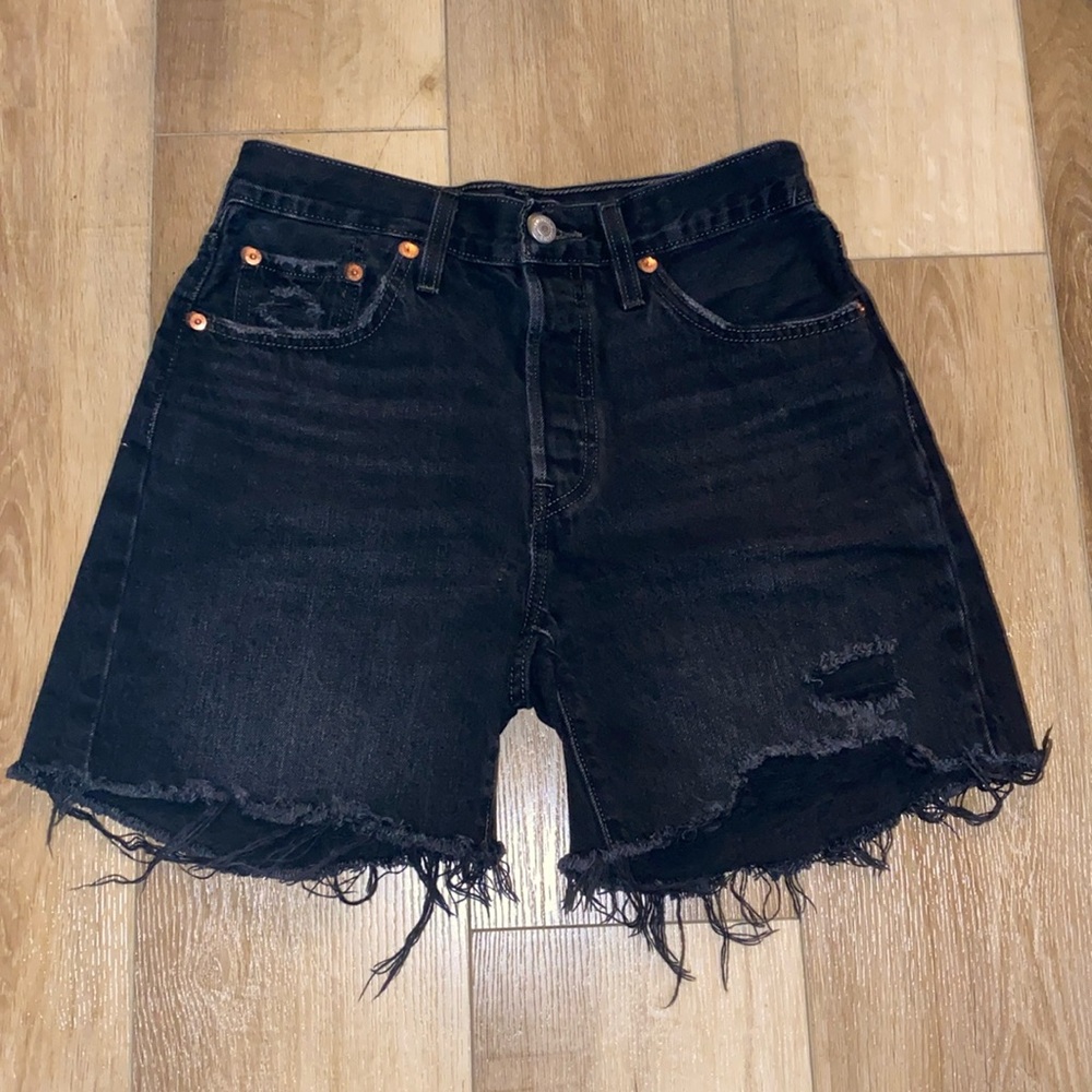 Levi’s 501 High-Rise Distressed Shorts